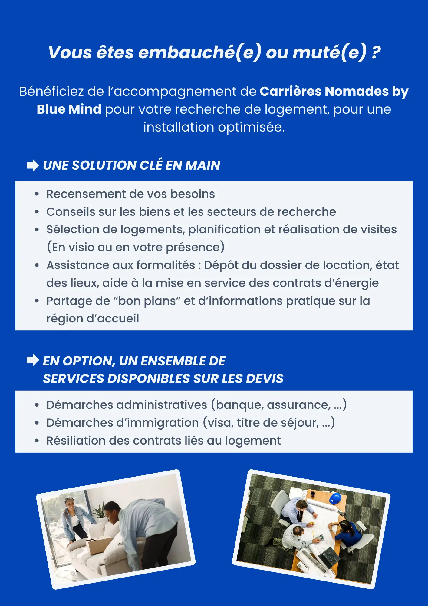 Flyer personnalisable pour les entreprises clientes